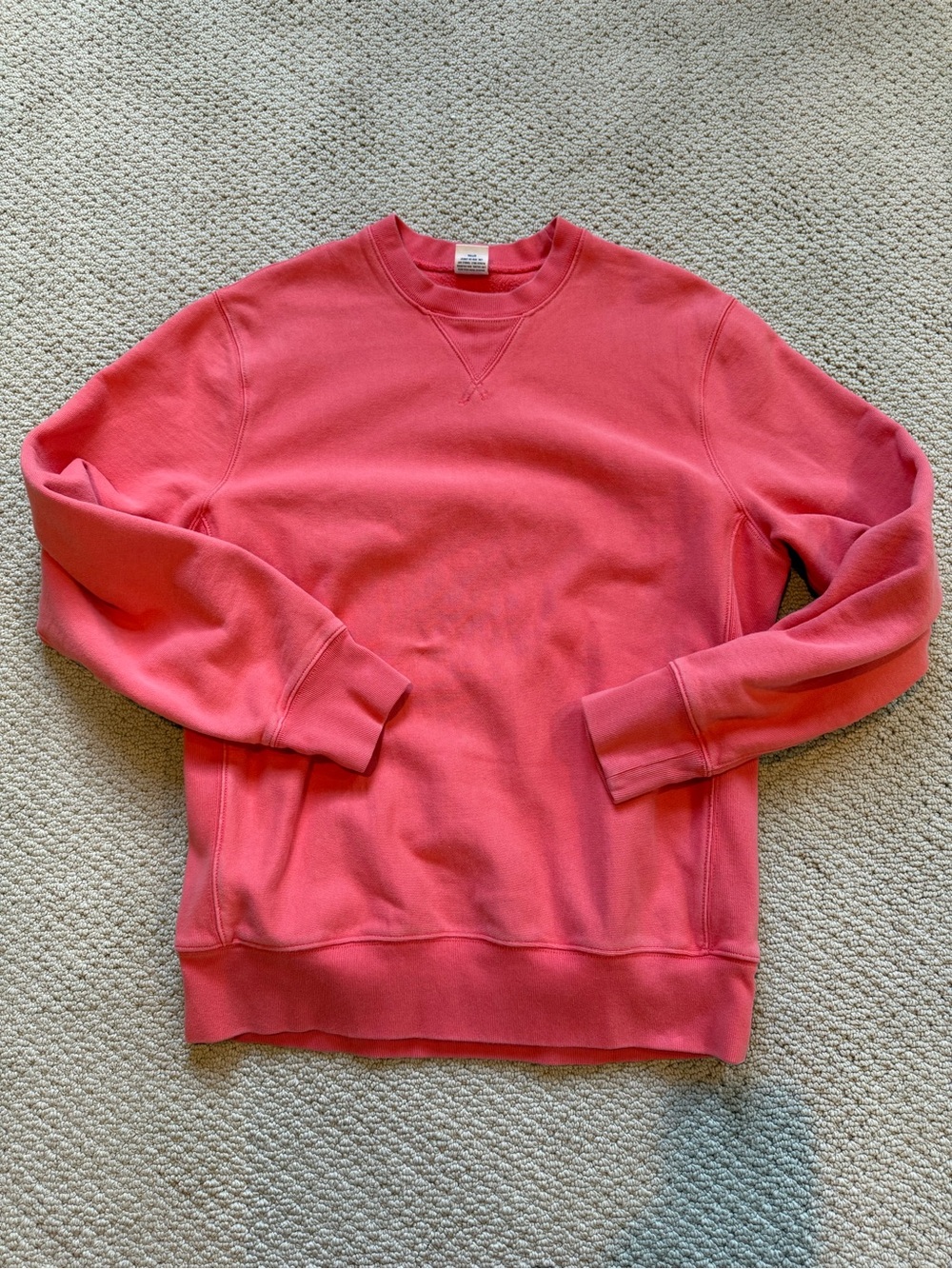 Vintage J. Crew Coral Crewneck Sweatshirt